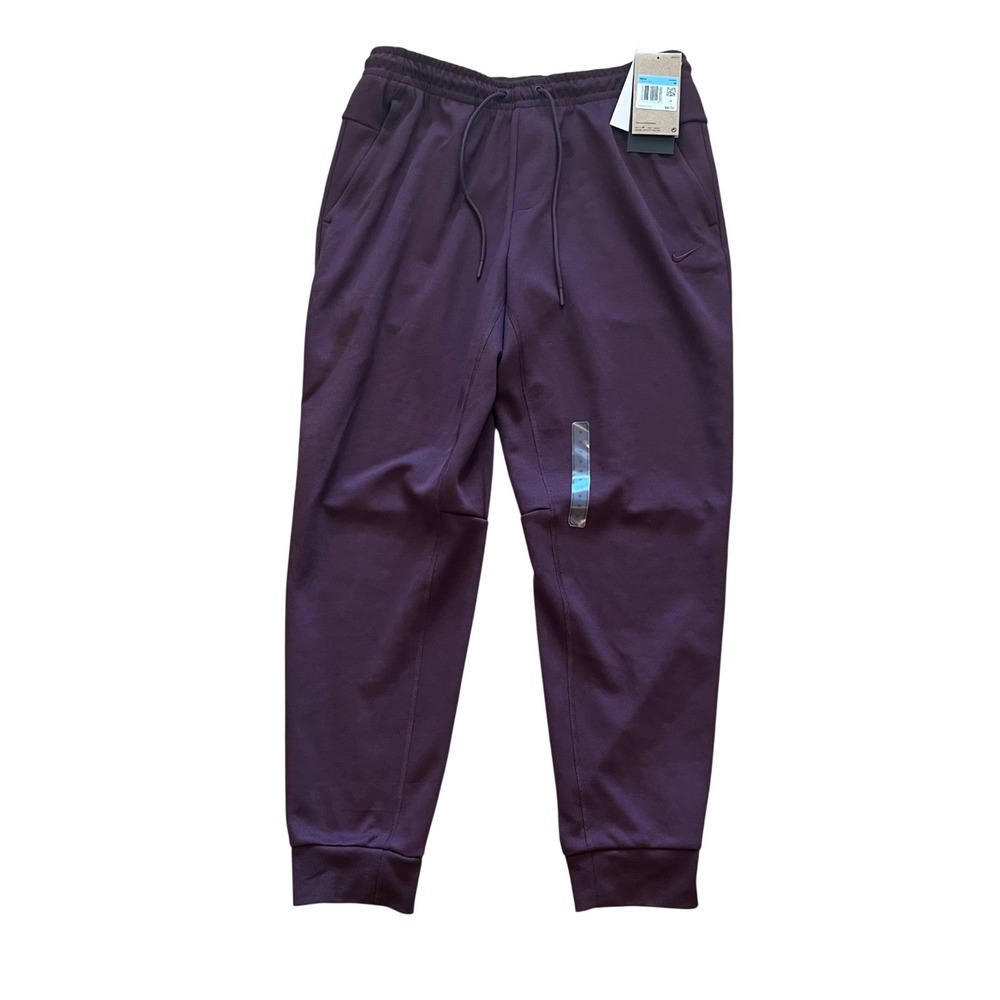 Nike Dri-FIT Mens Training Joggers Purple Plum FZ0975-652 Medium NWT